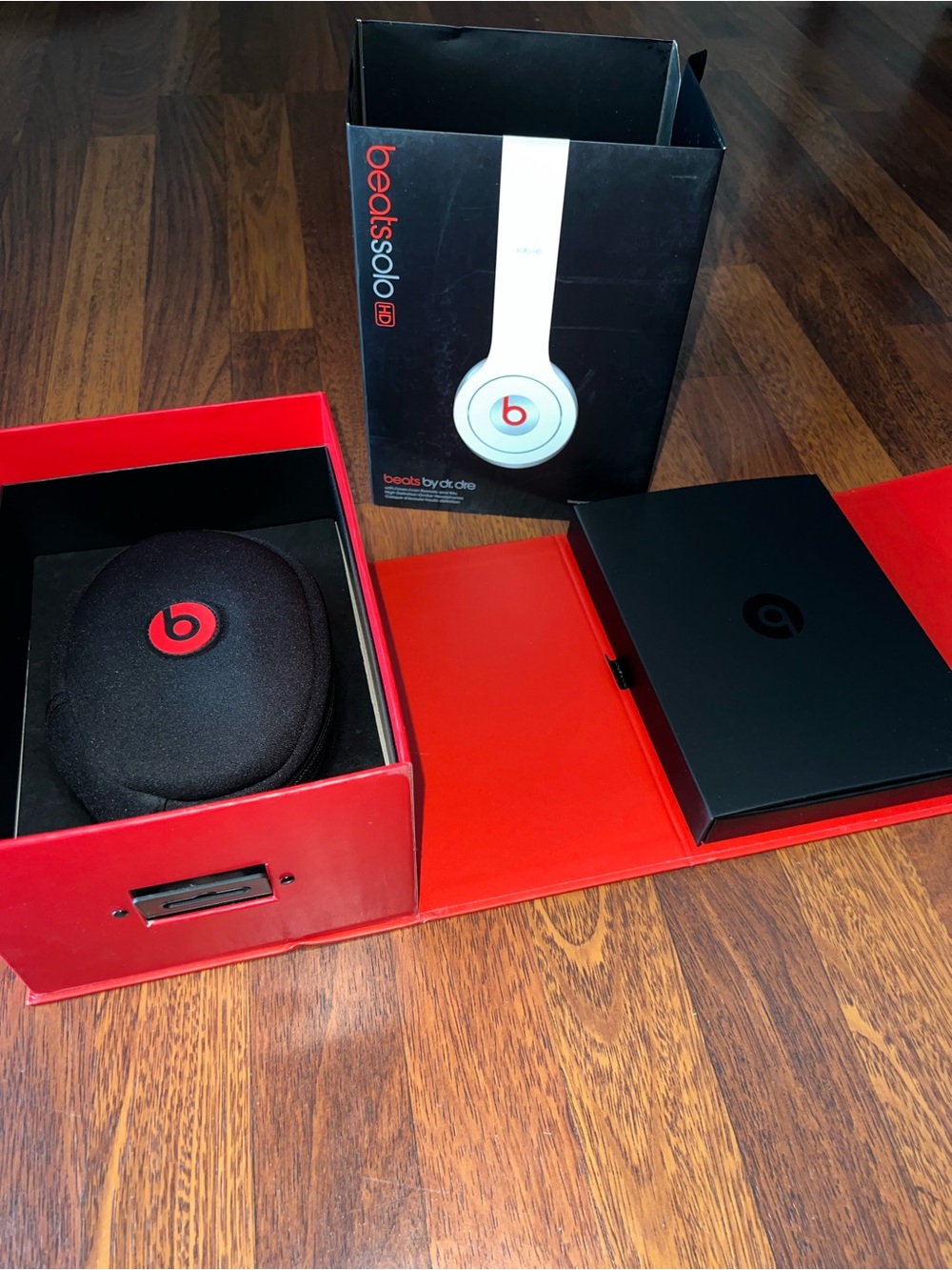 Original- Beats by Dre Solo HD On-Ear Headphones - Black & Red Packaging